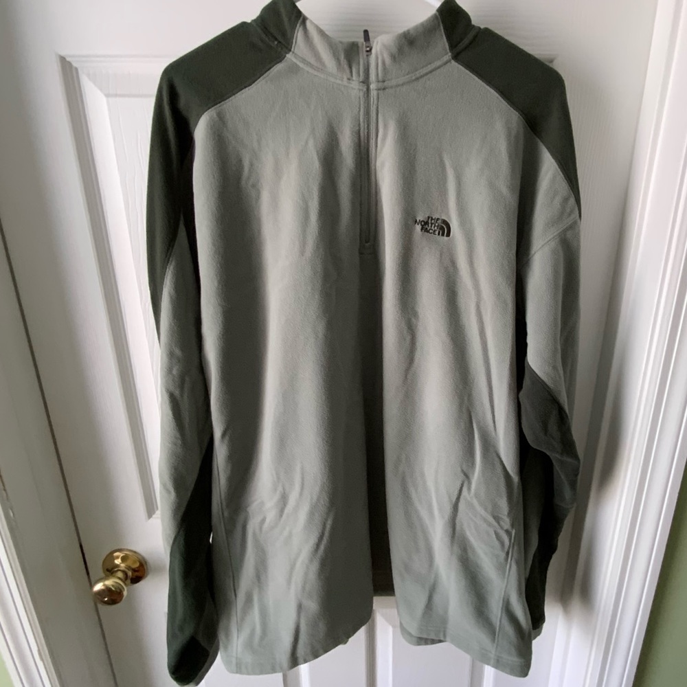 Men’s The North Face XL fleece light/dark green